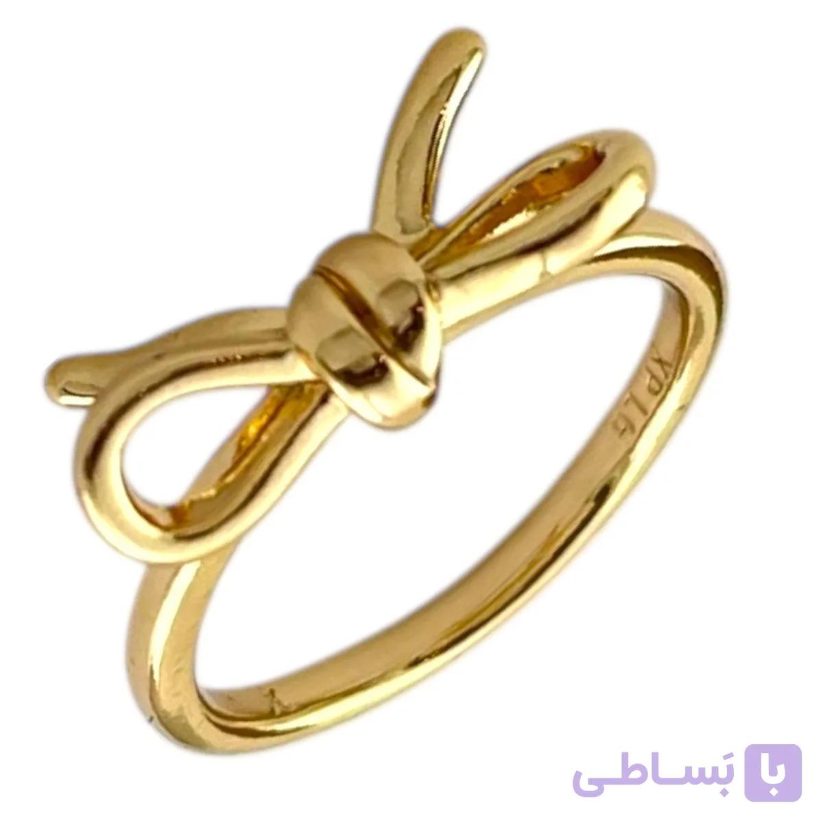 انگشتر زنانه ژوپینگ مدل پاپیون کد R5133 — تصویر 1