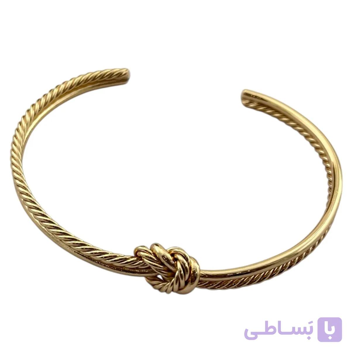 دستبند زنانه ژوپینگ مدل بنگل گره ای B5245 — تصویر 1