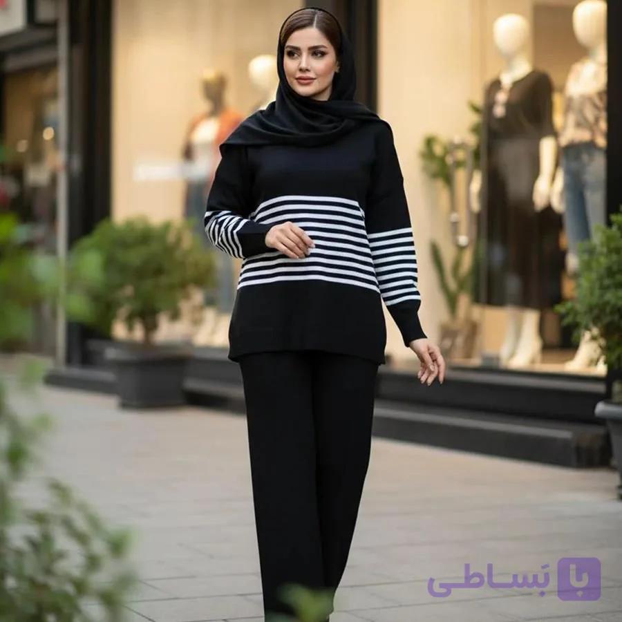 ست بلوز و شلوار بافت زنانه Benita_B مدل 3853