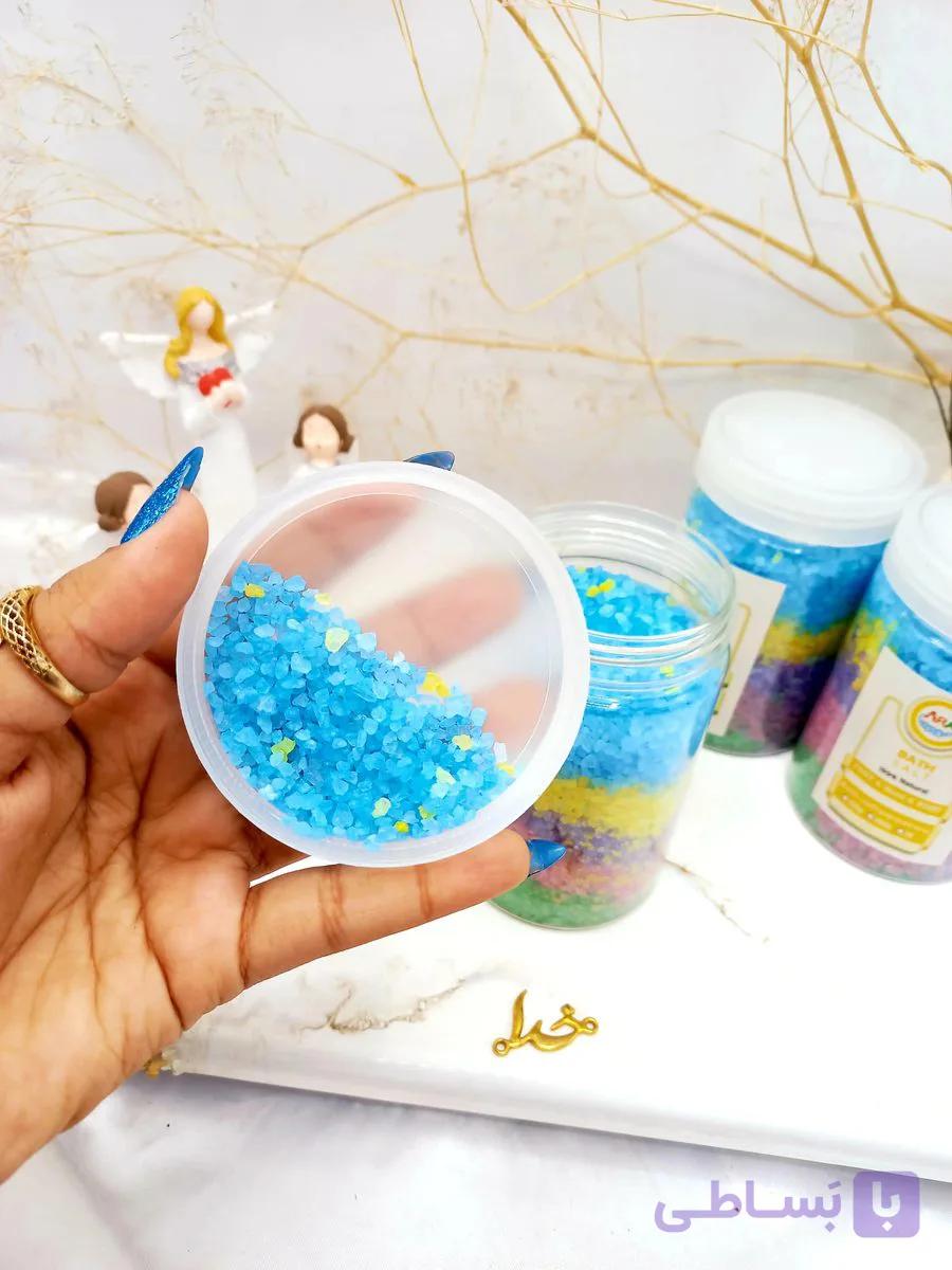 نمک حمام و اسپا رنگی استوانه ای 500 گرم ARA — تصویر 1