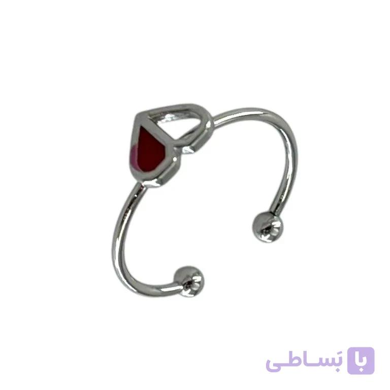 انگشتر پا و بند انگشتی زنانه مدل قلب کد A4616 — تصویر 1