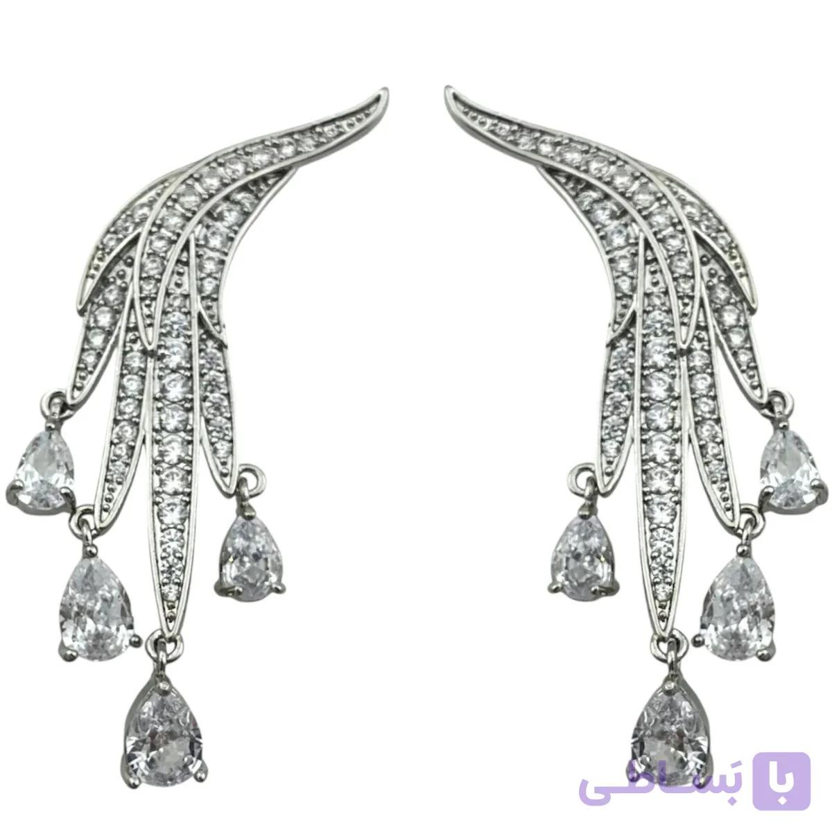 گوشواره زنانه مدل جواهری کد E5910 — تصویر 1