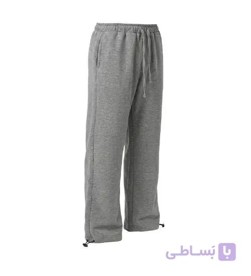 شلوار مردانه جاگر ساده دو نخ پنبه طوسی مدل 50542