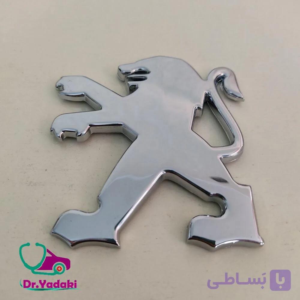 آرم شیر پژو 206 روی صندوق عقب (کاپوت عقب) شرکتی ایساکو اصل 0030104899 — تصویر 1