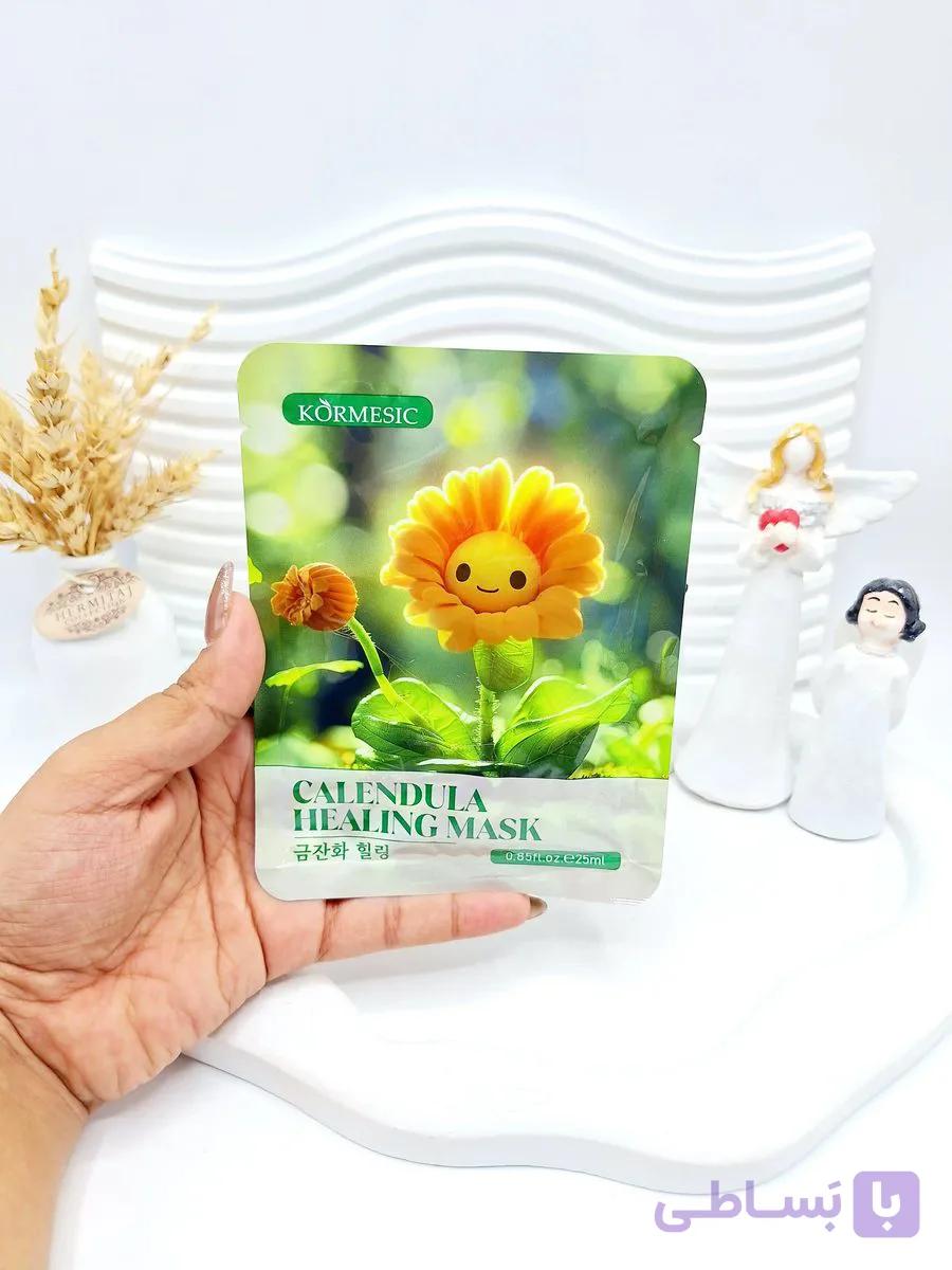 ماسک ورقه ای التیام بخش کالاندولا برند کورمسیک کد 1311 — تصویر 1