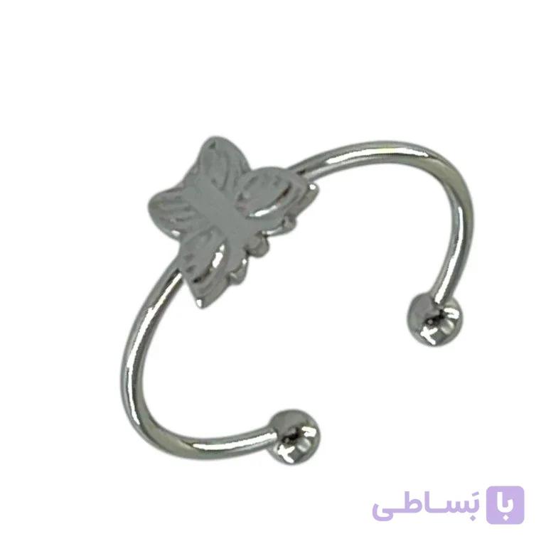 انگشتر پا و بند انگشتی زنانه مدل پروانه کد A4618 — تصویر 1