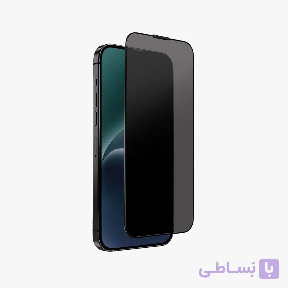 گلس حریم خصوصی یونیک برای گوشی آیفون 15 پرو مکس UNIQ OPTIX PRIVACY — تصویر 1