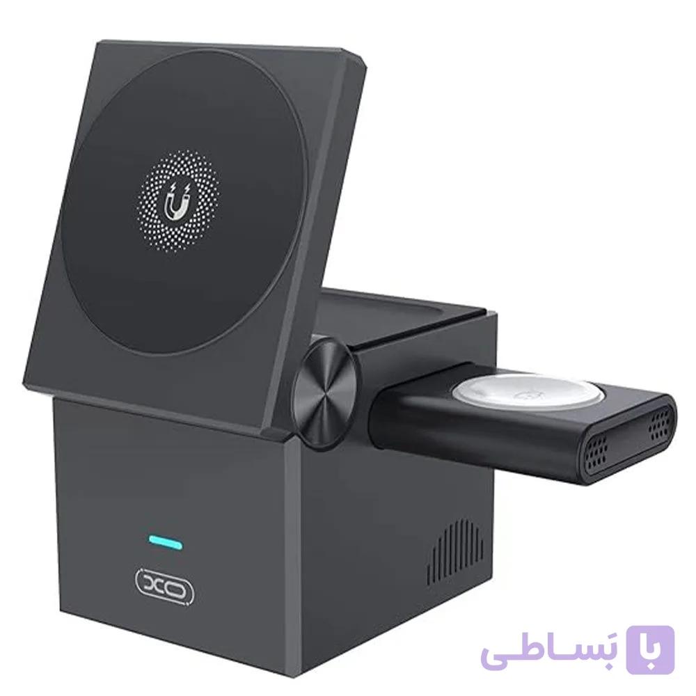 شارژر بیسیم مغناطیسی XO 3-in-1 Cube — تصویر 1