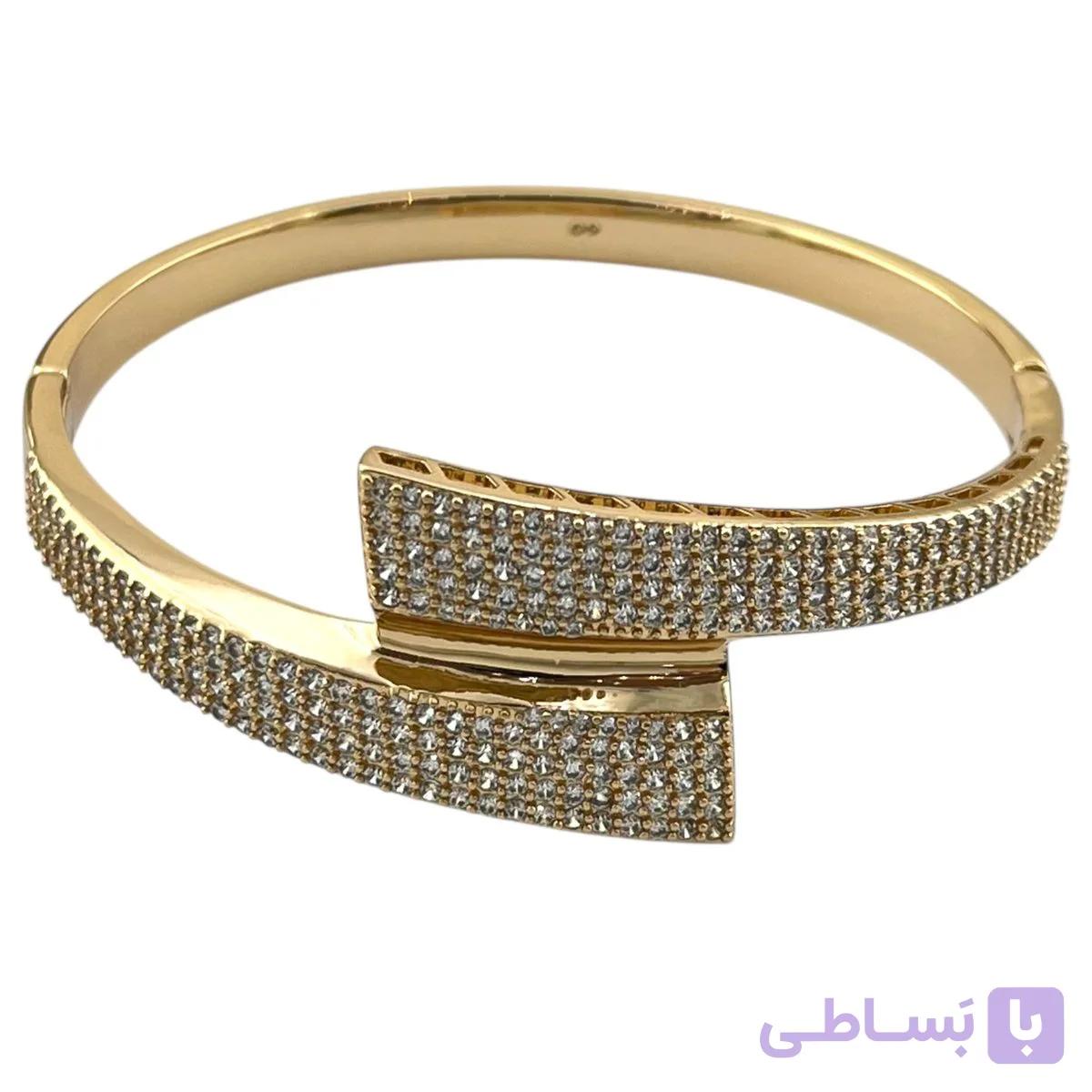 دستبند زنانه ژوپینگ بنگل مدل جواهری کد B5408 — تصویر 1