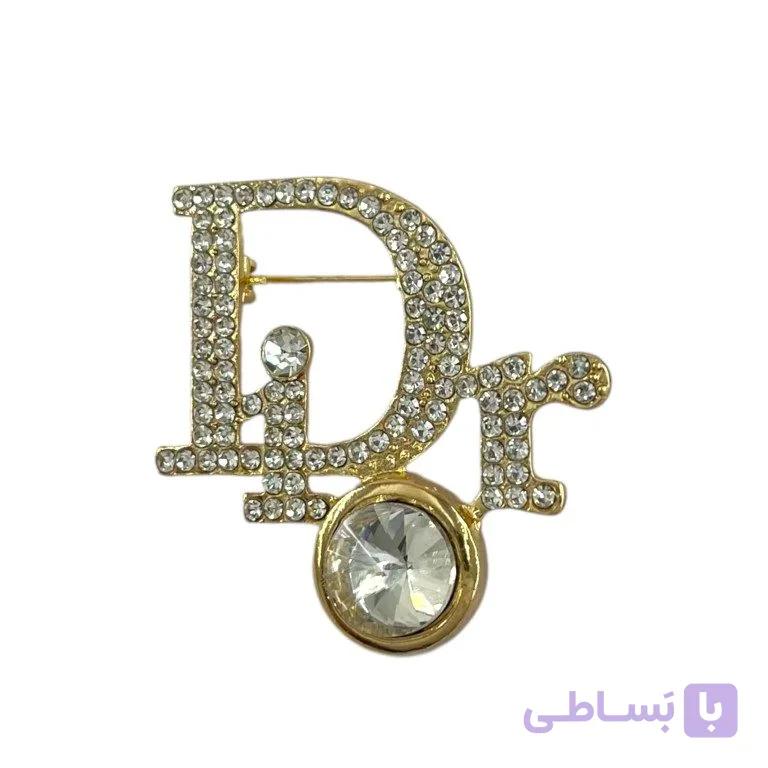 گل سینه زنانه مدل دیور G4202 — تصویر 1