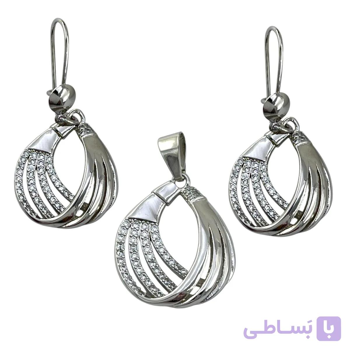 نیم ست زنانه ژوپینگ جواهری کد M4376 — تصویر 1