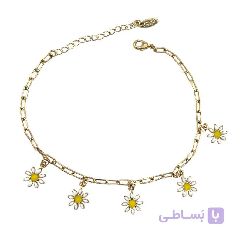 پابند زنانه مدل بابونه کد A4639 — تصویر 1