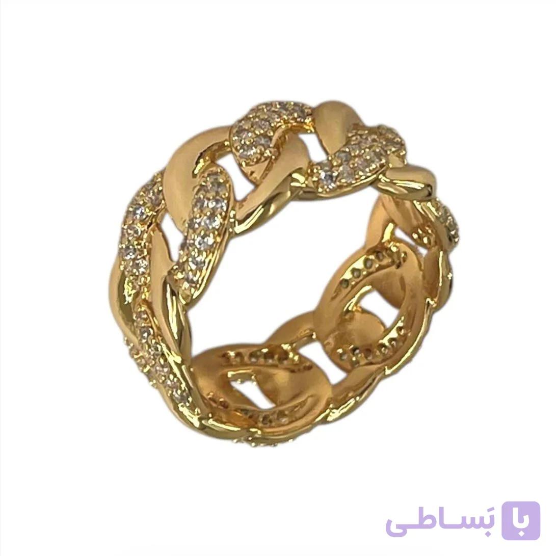 انگشتر زنانه ژوپینگ مدل جواهری کارتیه کد R51850 — تصویر 1