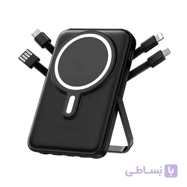 پاوربانک وایرلس 10000mAh مگ سیف QW22 میبرو MIBRO — تصویر 1