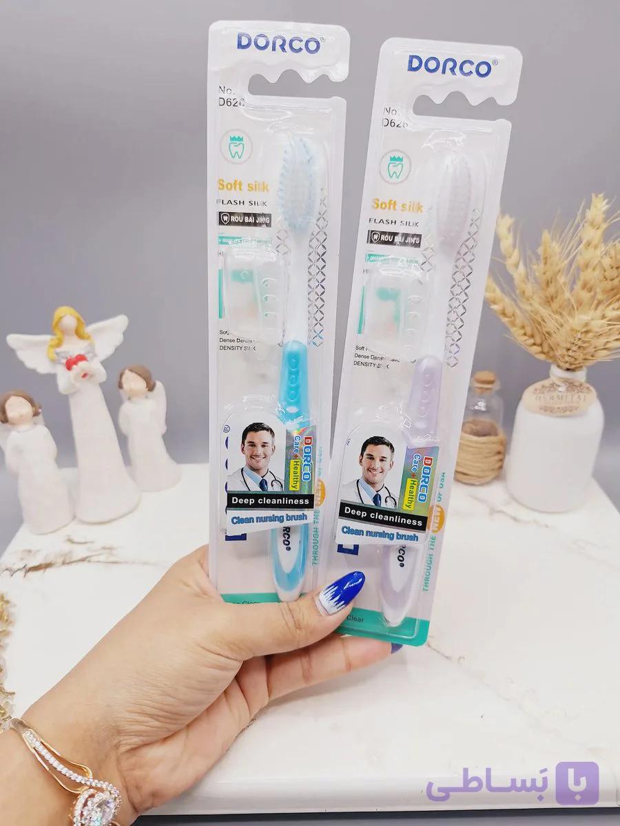 مسواک دورکو مدل Soft silk d626 با برس نرم — تصویر 1