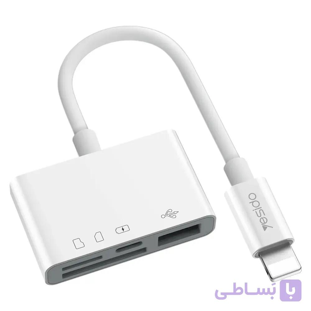 مبدل و هاب یسیدو YESIDO GS12 OTG ADAPTER — تصویر 1