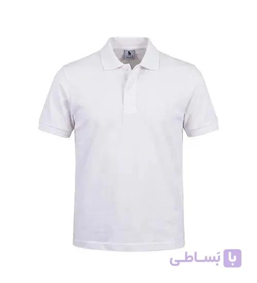 پولوشرت مردانه نرمال ساده جودون پنبه سفید Polo مدل 49577