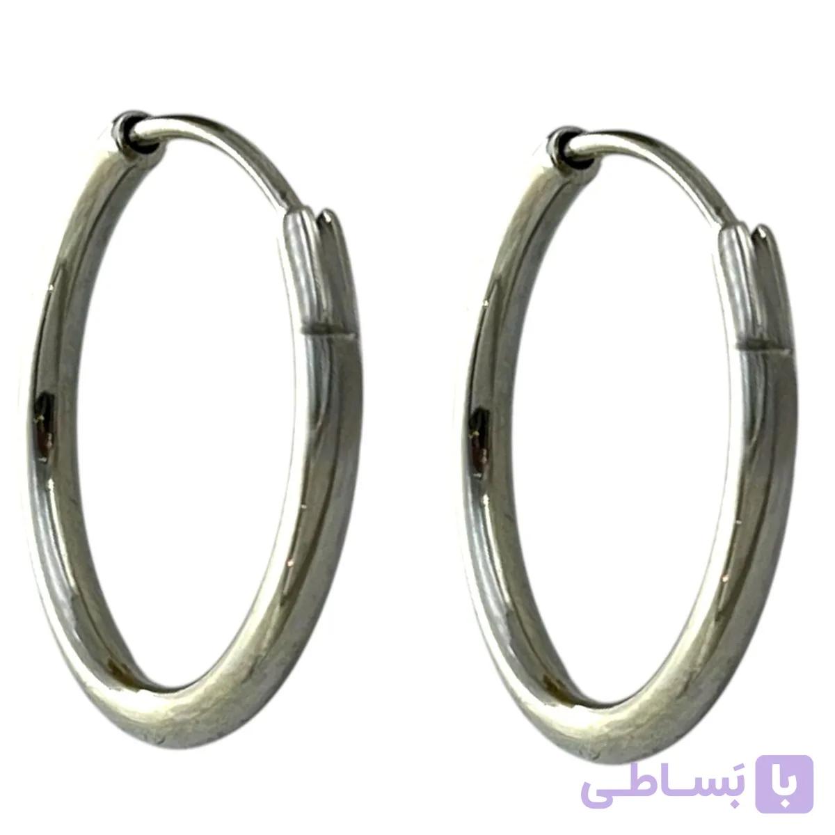 گوشواره زنانه ژوپینگ مدل حلقه ای کد E6301 — تصویر 1