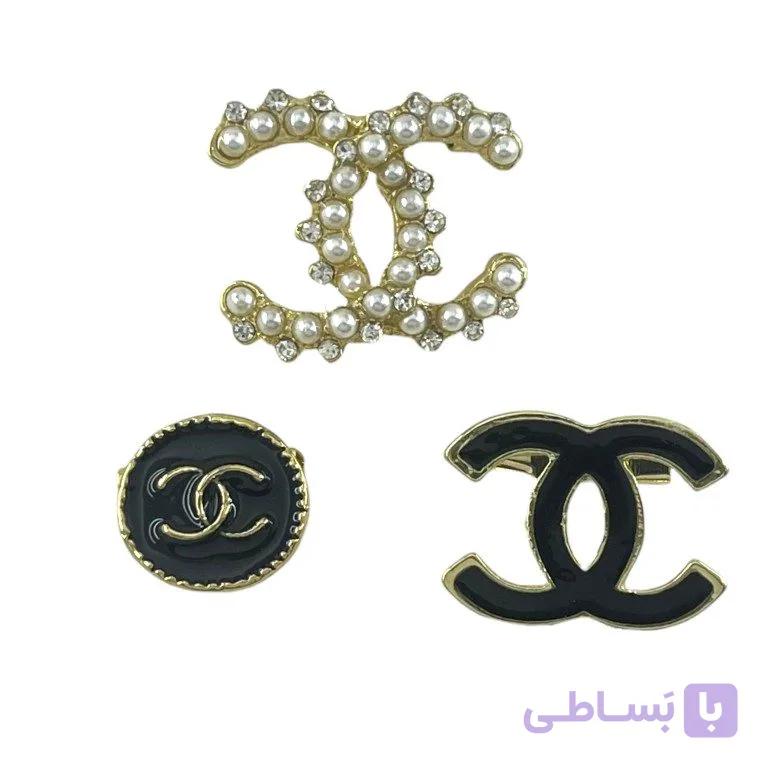 گل سینه مدل شنل مروارید کد G4188 — تصویر 1