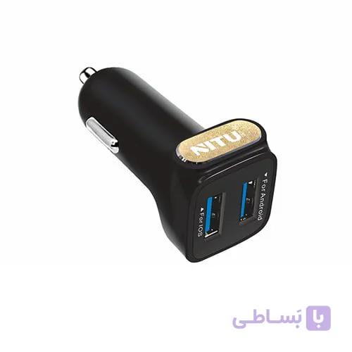 شارژر فندکی نیتو همراه با کابل میکرو مدل NITU NT-CC819 — تصویر 1