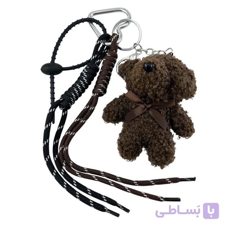 آویز کیف چارم بگ سگ پشمی پودل کد J4170 — تصویر 1