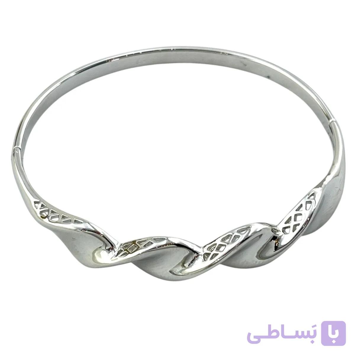 دستبند زنانه بنگل مدل جواهری کد B5409 — تصویر 1