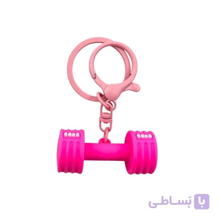 آویز کیف چارم بگ جاکلیدی مدل دمبل کد J4208 — تصویر 1