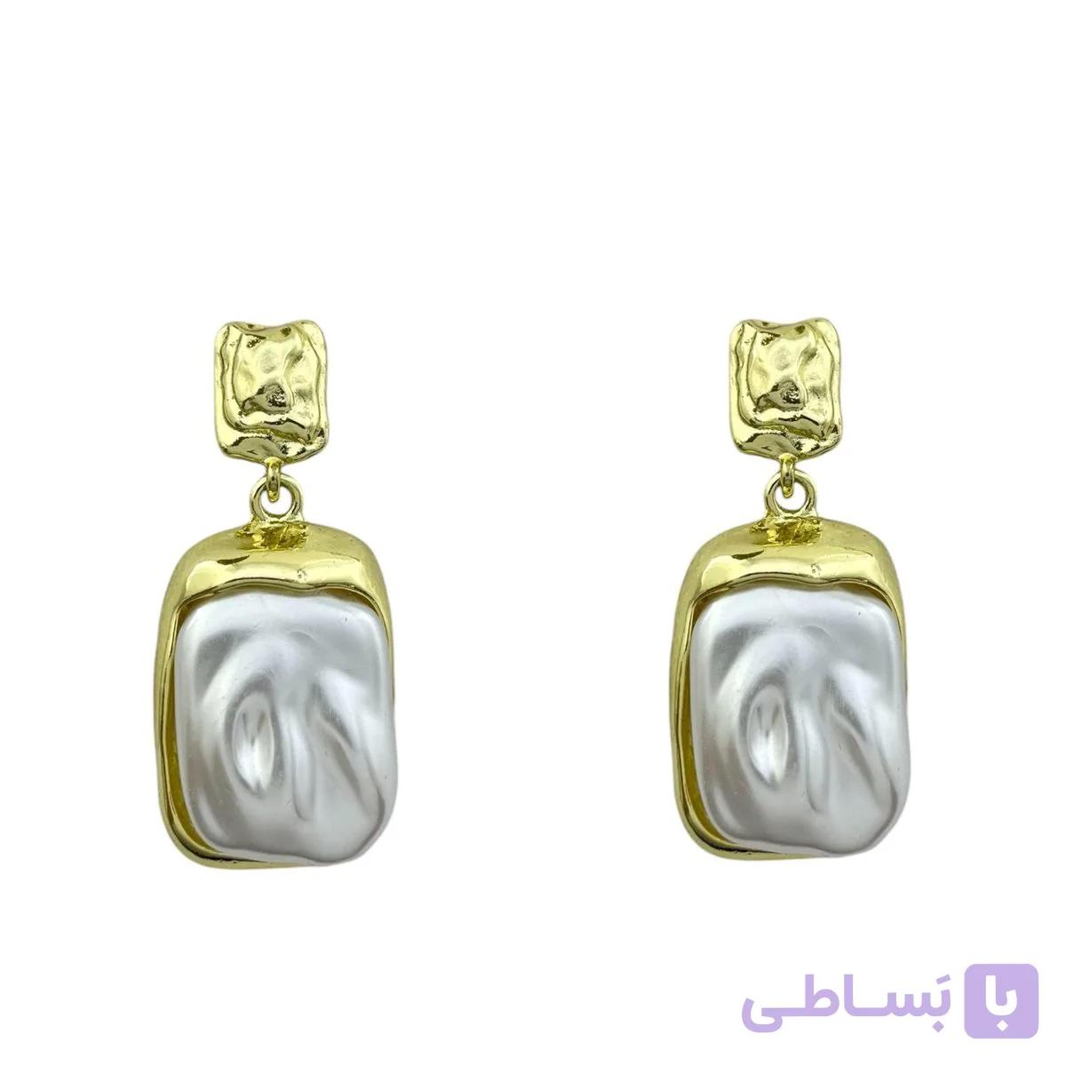 گوشواره زنانه مدل مروارید کد E5894 — تصویر 1