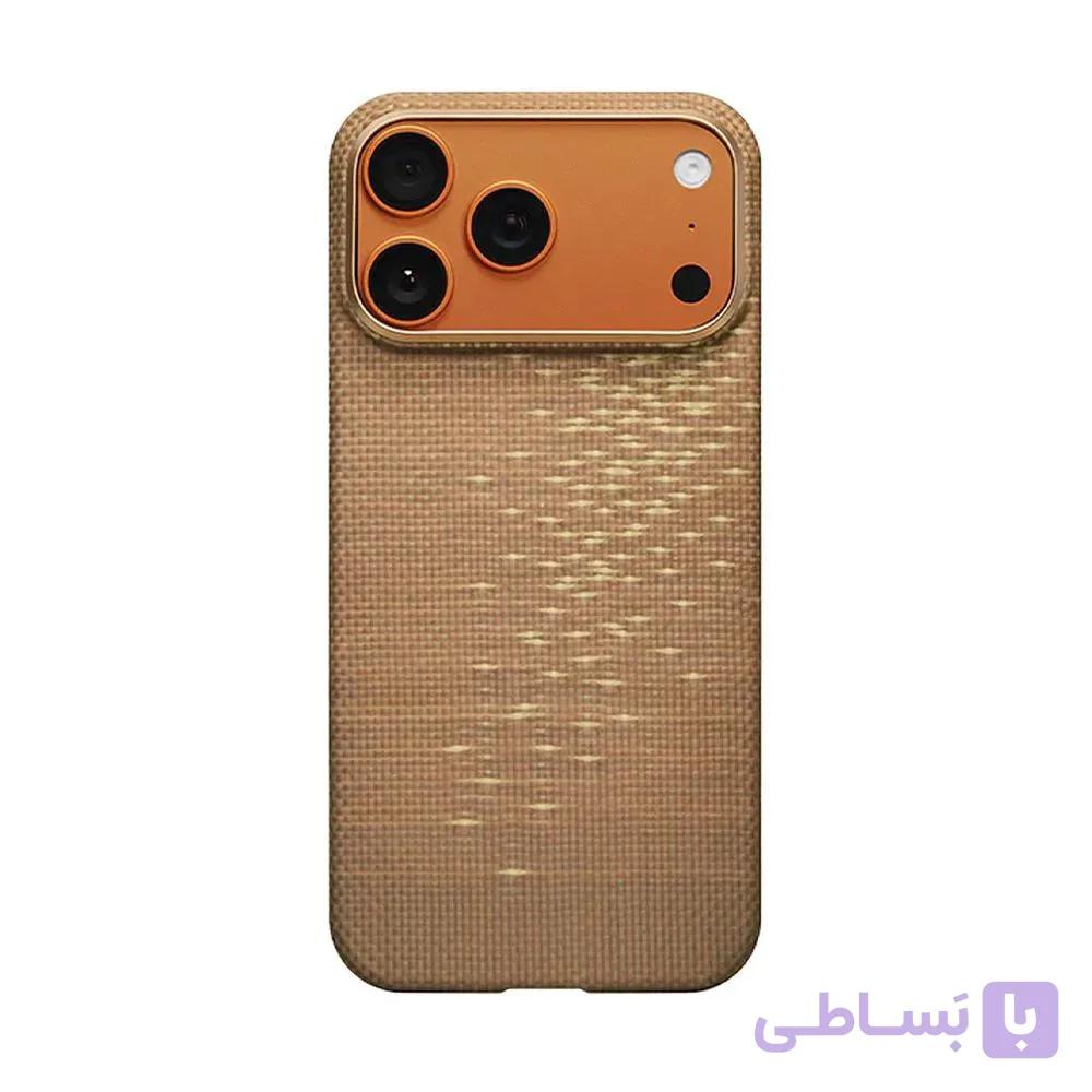 قاب آیفون ۱۷ پرو مکس PITAKA Ultra Slim Golden Glint — تصویر 1