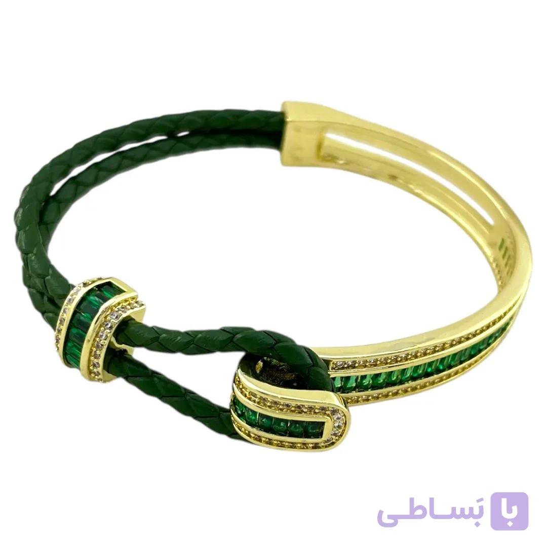دستبند زنانه چرمی مدل قایق بادبانی کد B5328 — تصویر 1