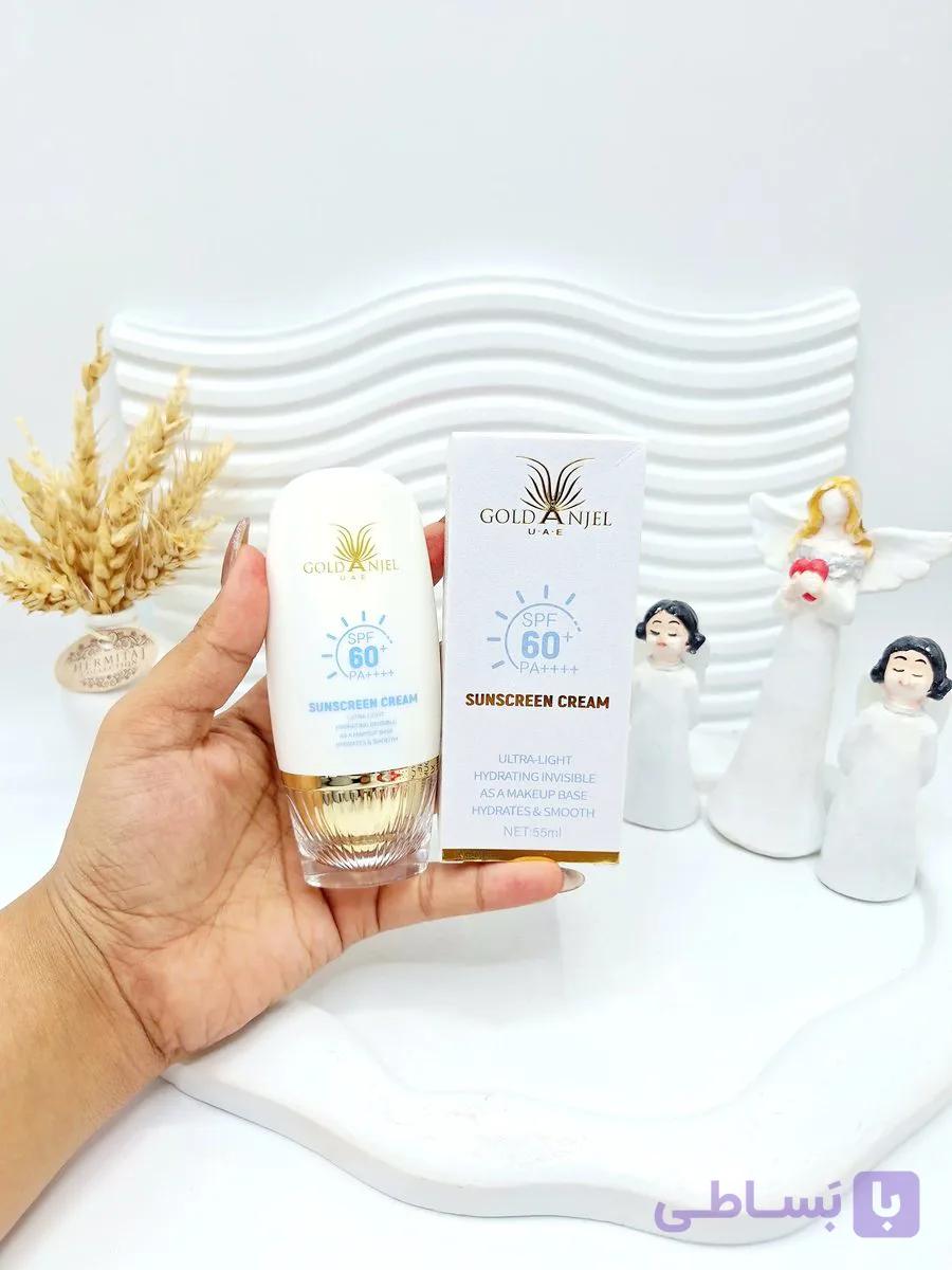 ضد آفتاب بی رنگ SPF 60 برند گلد آنجل کد 0286 — تصویر 1