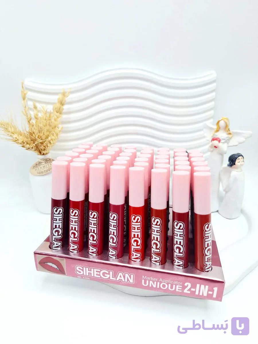شیدینگ لب ماژیکی خوش رنگ برند SIHEGLAN کد 398 — تصویر 1