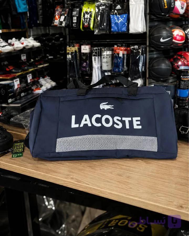 ساک ورزشی مدل LACOSTE (سورمه ای)کد6583 — تصویر 1