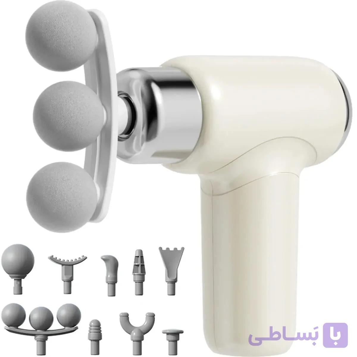ماساژور تفنگی شارژی مدل FASCIAL GUN با 9 سری قابل تعویض — تصویر 1