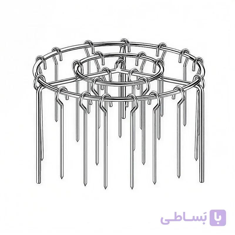 سیخ کباب پز مخصوص دستگاه هواپز و سرخکن — تصویر 1