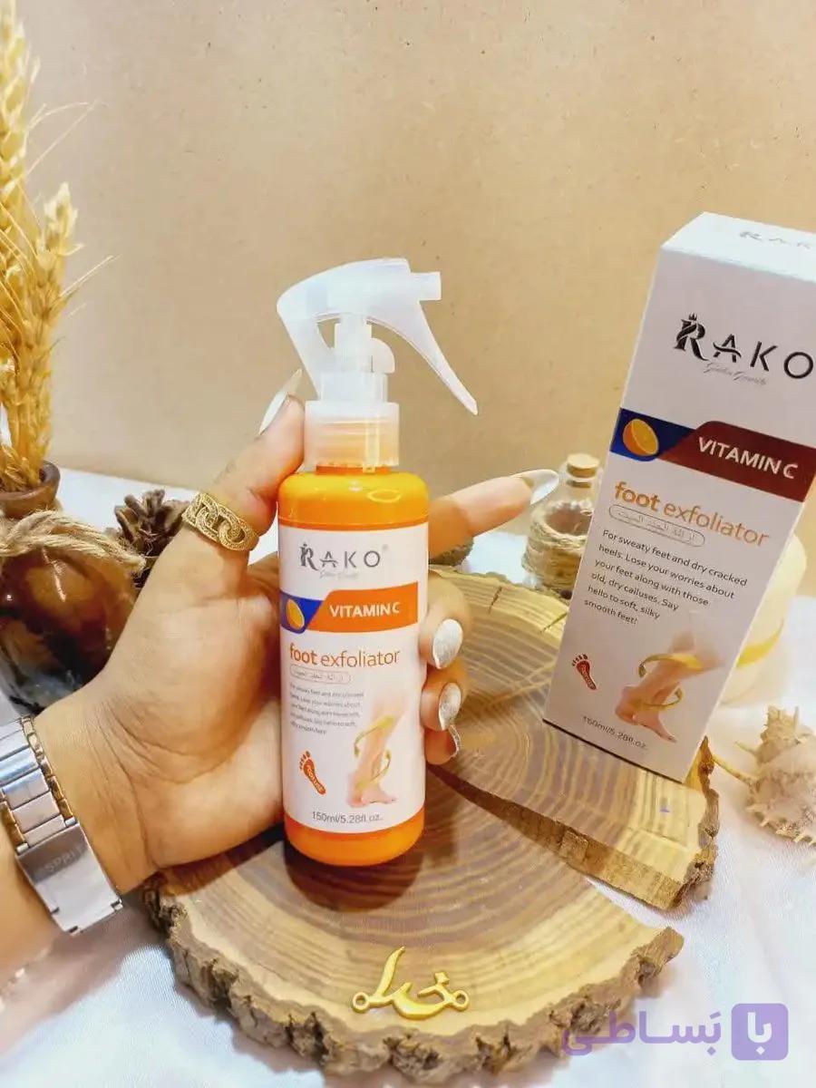 اسپری رفع ترک و خشکی پا و بدن قوی ویتامین سی VITAMIN C راکو RAKO کد RK922 اصلی — تصویر 1