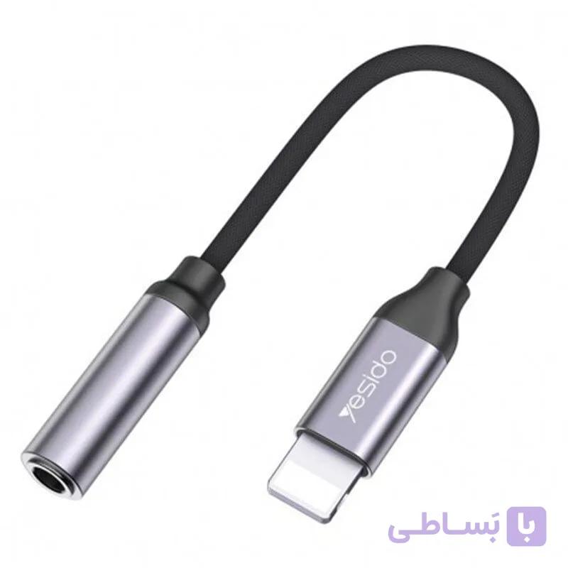 مبدل Aux به لایتنینگ یسیدو مدل YESIDO YAU21 — تصویر 1
