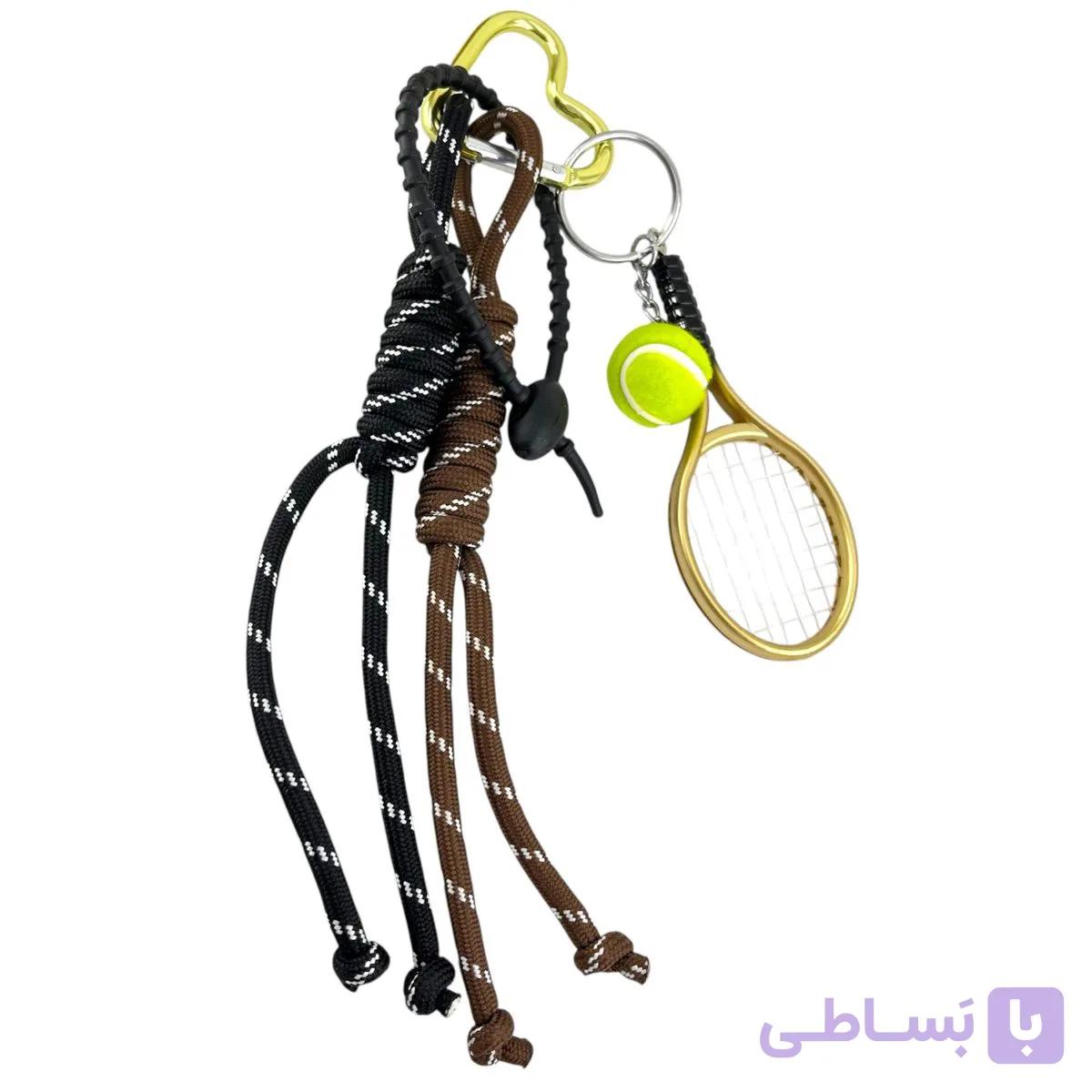 آویز کیف چارم بگ تنیس و توپ کد J4141 — تصویر 1