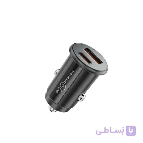 شارژر فندکی 36 وات با کابل پرودو PORODO FWC037 — تصویر 1