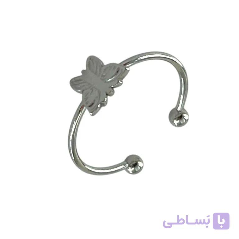 انگشتر پا و بند انگشتی زنانه مدل پروانه کد A4615 — تصویر 1