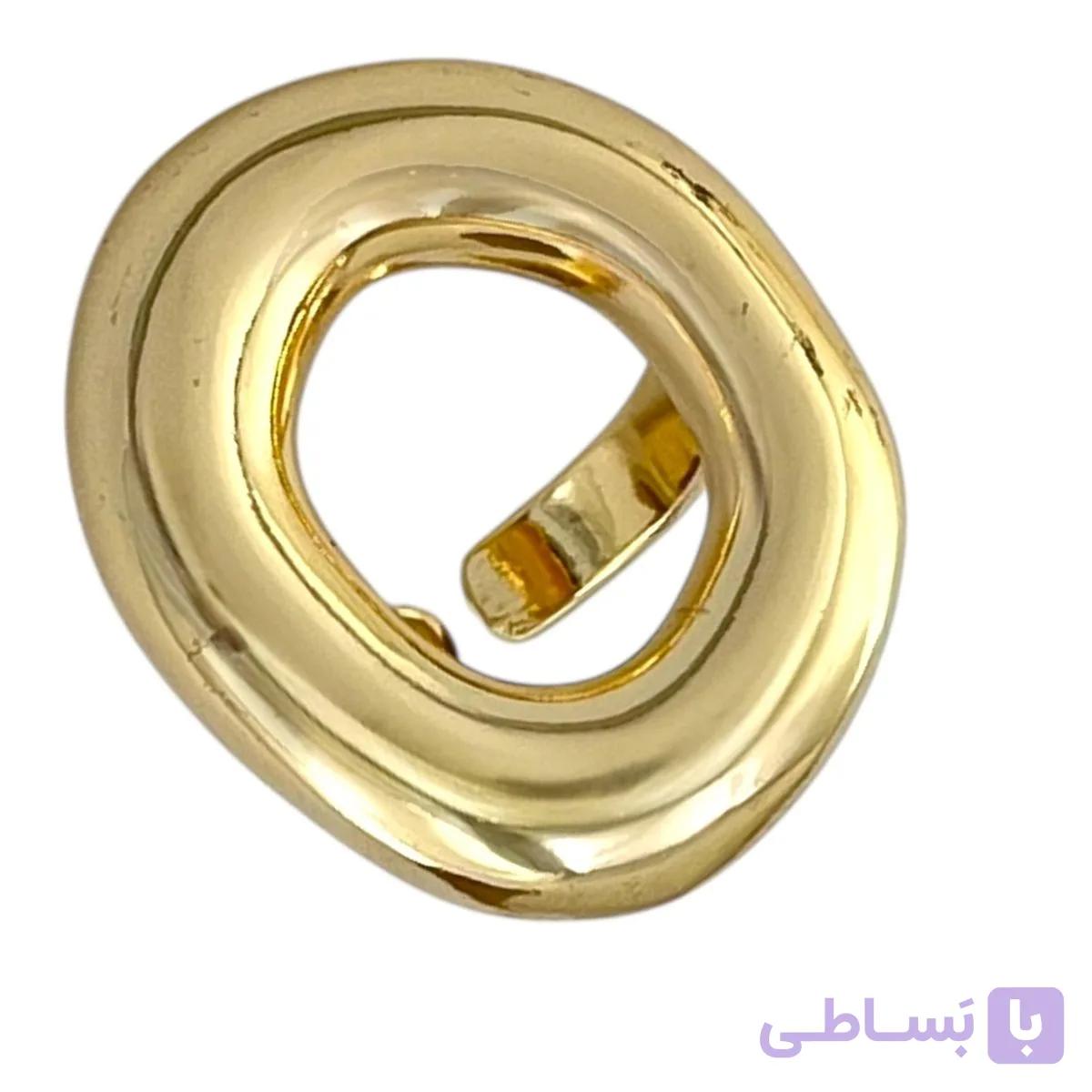 انگشتر زنانه مینیمال مدل دایره اینه ای کد R51748 — تصویر 1