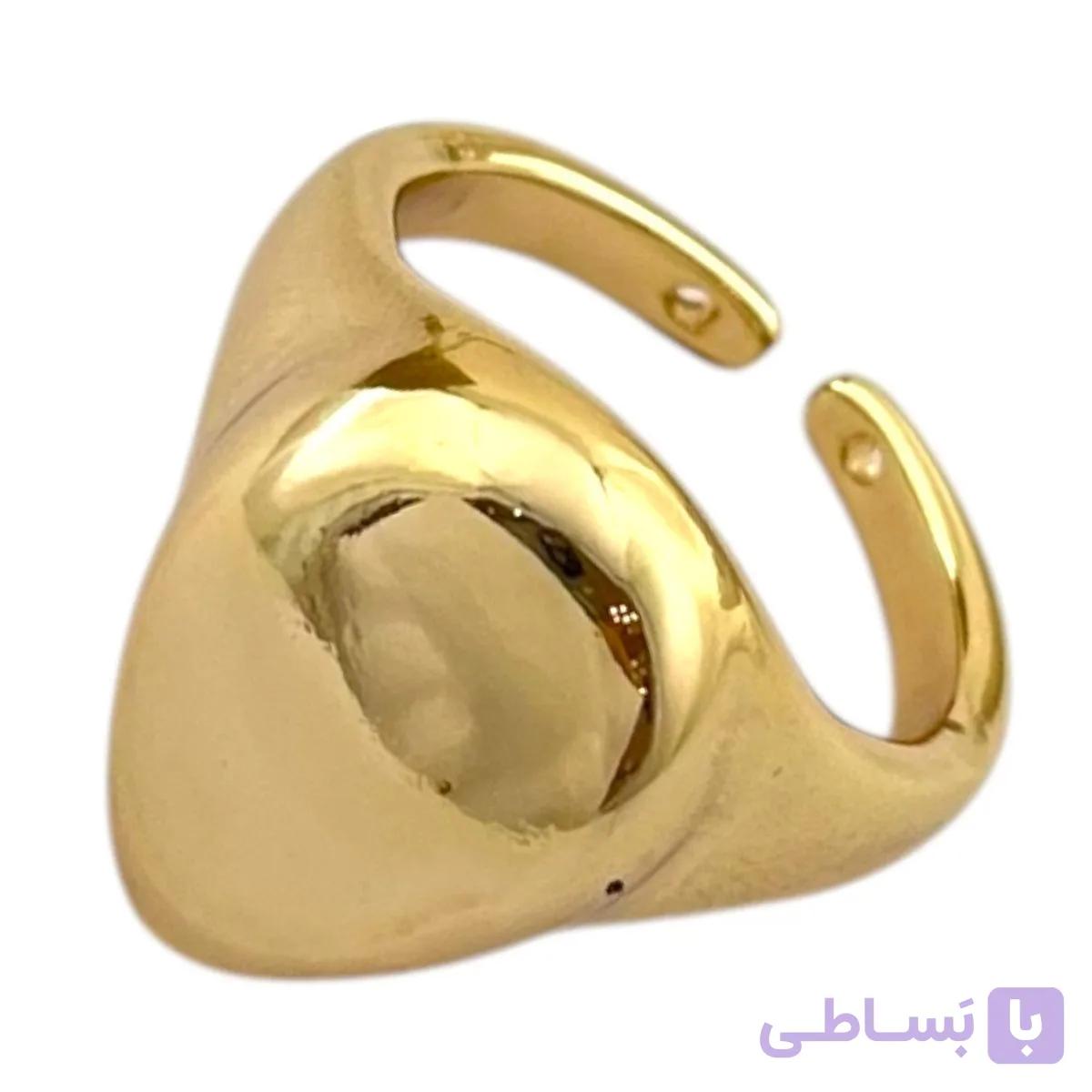 انگشتر زنانه مینیمال مدل قطره کد R5032 — تصویر 1