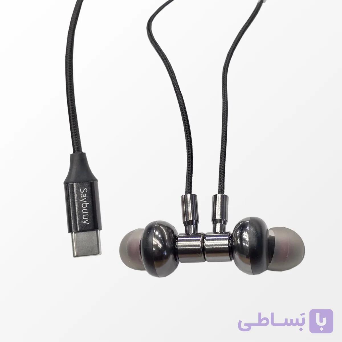 هندزفری سیمی سی بای با درگاه تایپسی SAYBUUY H1-C — تصویر 1