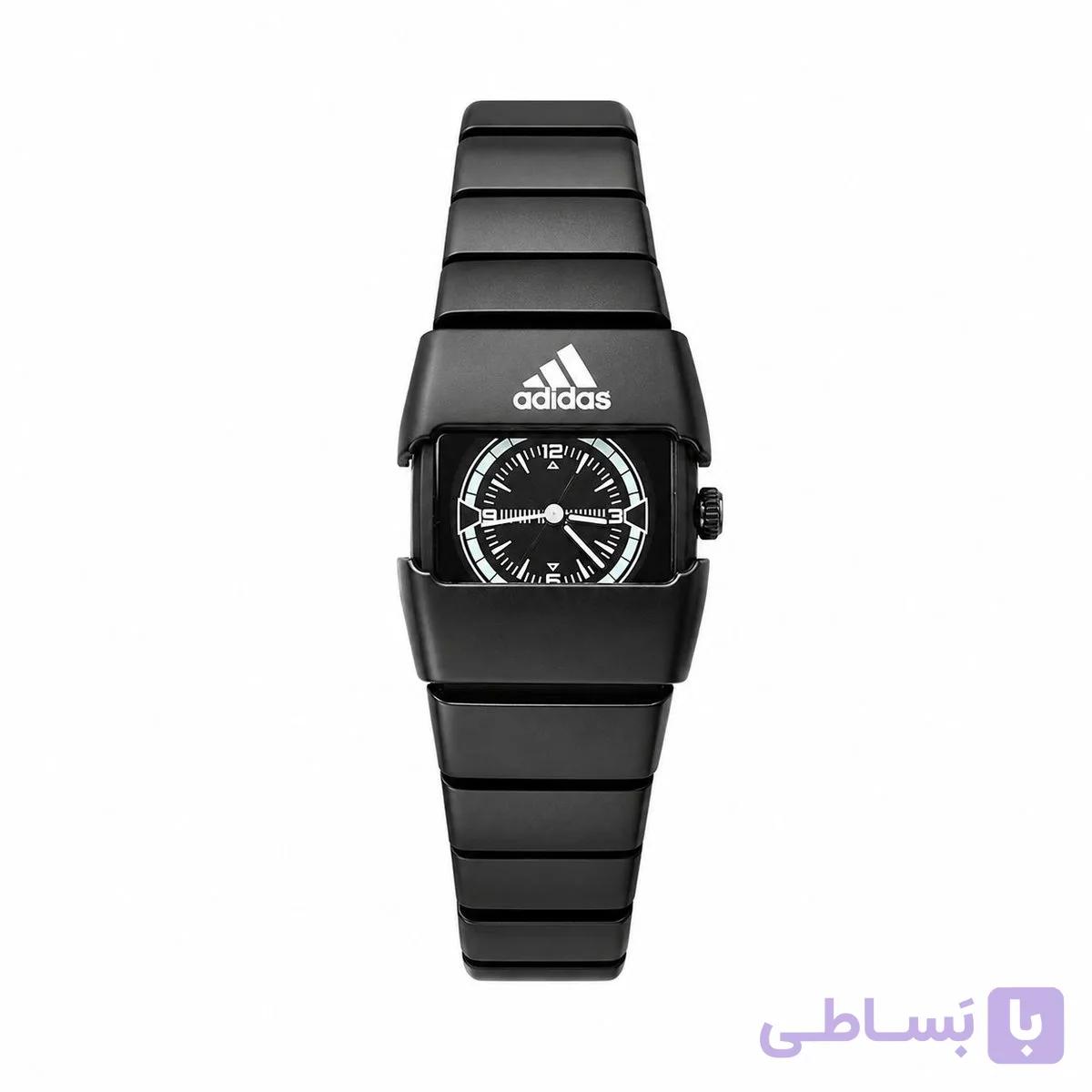 ساعت مچی مردانه آدیداس بند استیل فنری لوکس-نقره ای — تصویر 1