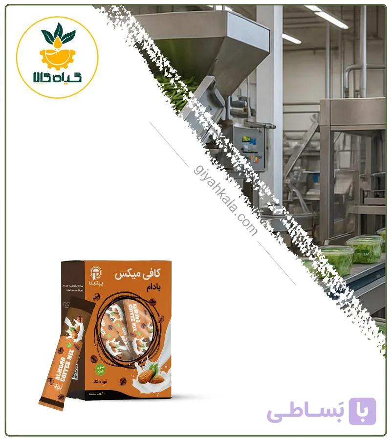 کافی میکس بادام (بسته 10 عدد) — تصویر 1