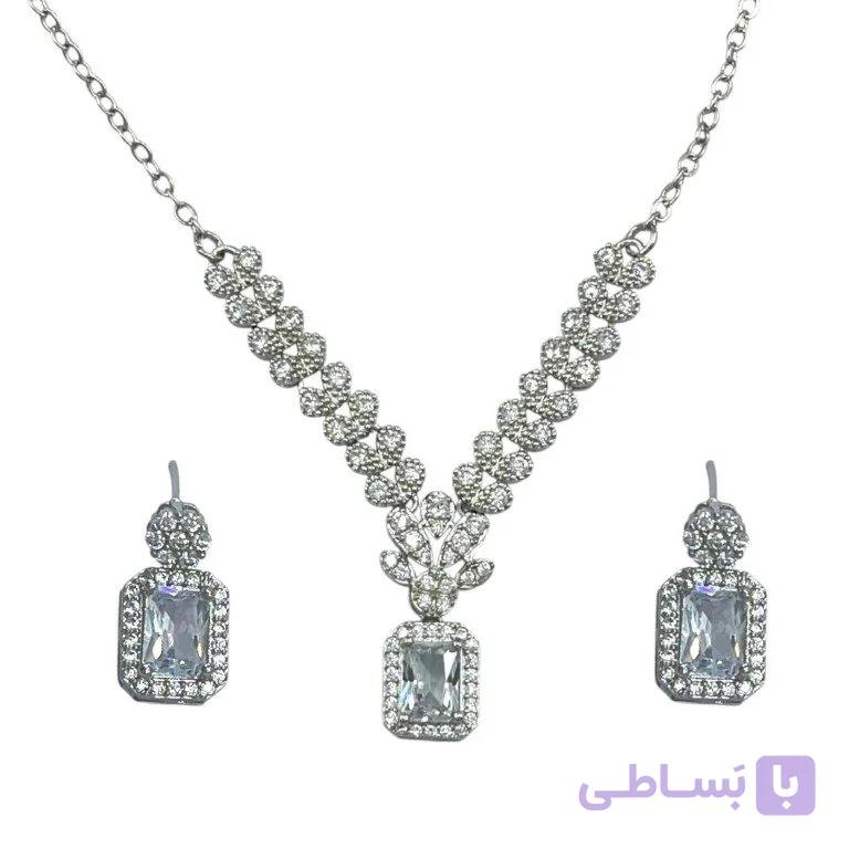 نیم ست زنانه مدل جواهری کد M4417 — تصویر 1