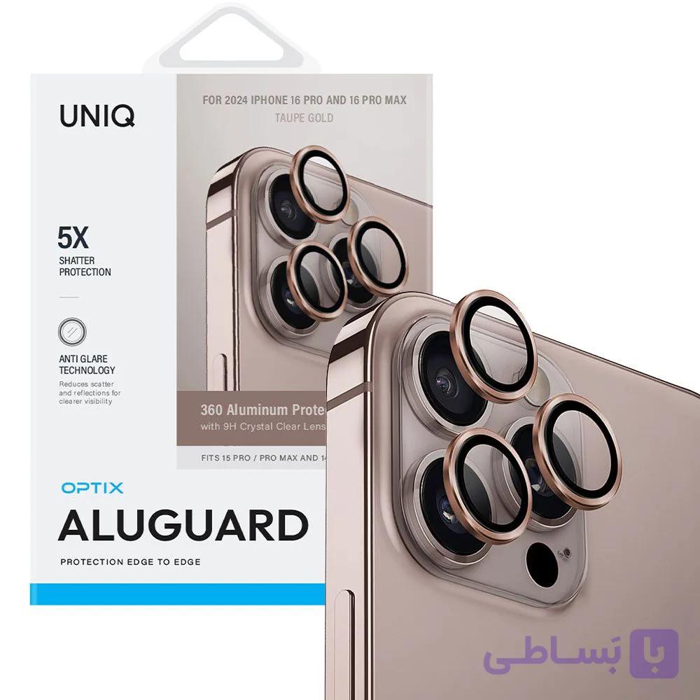 محافظ لنز یونیک UNIQ Optix AluGuard iPhone 17 pro /Pro Max — تصویر 1