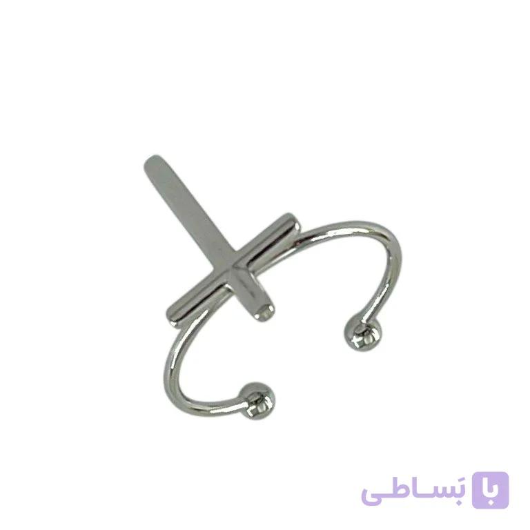 انگشتر پا و بند انگشتی زنانه مدل صلیب کد A4610 — تصویر 1