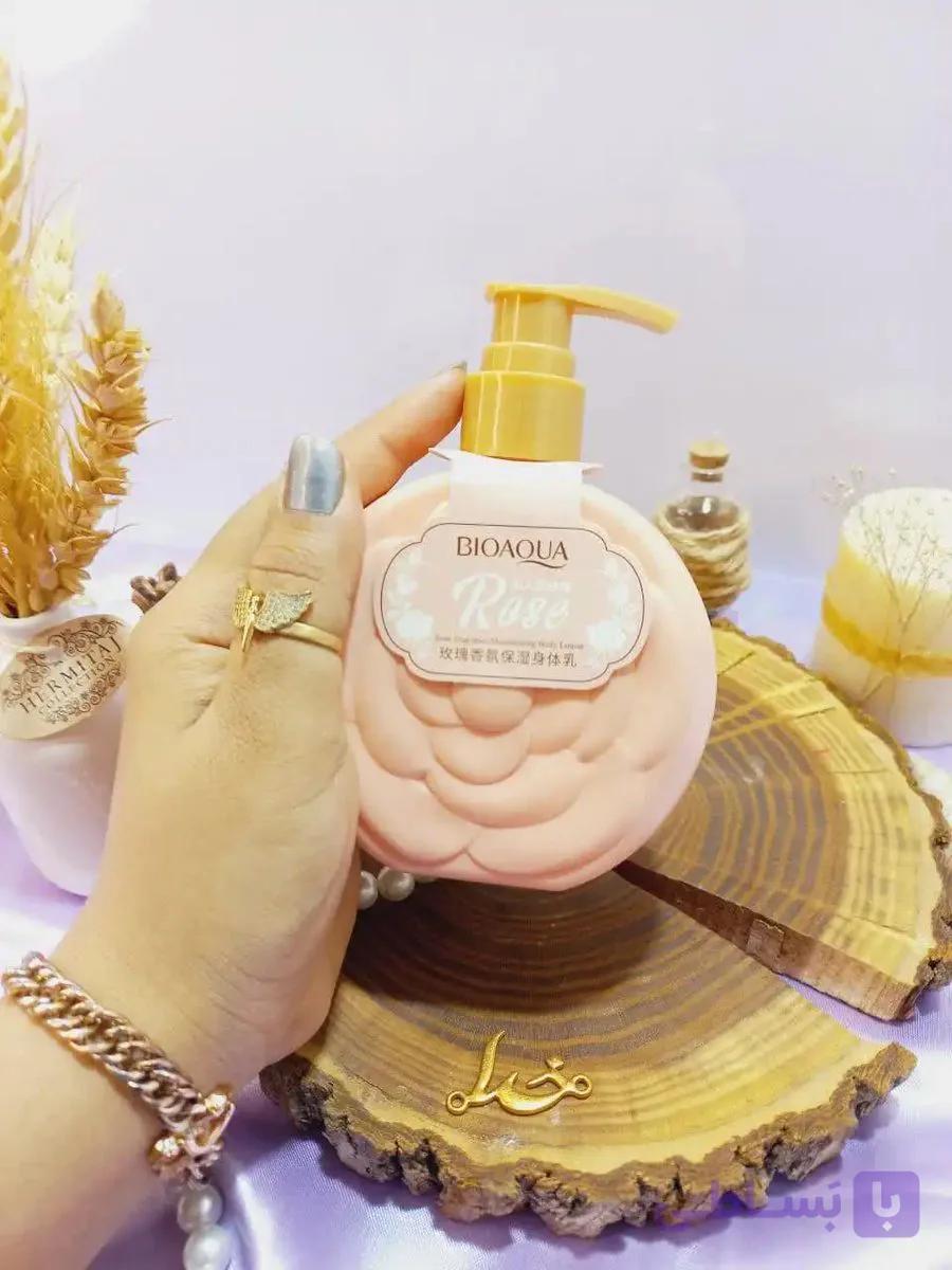 لوسیون بدن پمپی گل رز بیوآکوا BIOAQUA کد BQY81280 — تصویر 1