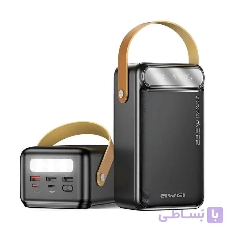 پاوربانک اوی AWEI P101K با ظرفیت 60000 میلی آمپر ساعت — تصویر 1